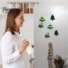 New Year Party Decorations 7Pcs/Set Mini Christmas Tree Refrigerator Magnet, Xmas Shape Festive Accessories Fridge Decorative Magnet for Whiteboard