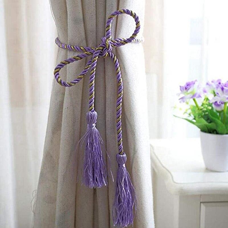 2 Pcs Home Decoration Tassel Curtain Strap, Living Room Bedroom Watch Strap Accessory Rack Curtain Accessory Curtain Tie Rope