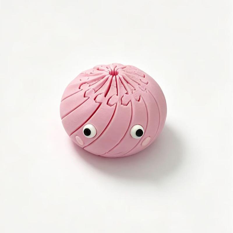 Spiral Bun Fidget Toy Eco Friendly Pla Material Twistable Design For Stress Relief Home Office Play For Kids Adults
