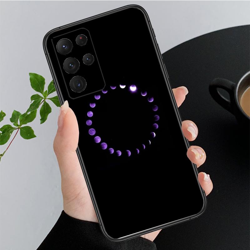 Phone Case for Samsung Galaxy A35 A55 A54 A15 A25 A05s A05 A22 A24 A52 A33 A34 M34 M14 M54 M23 Purple Aesthetic Case Funda