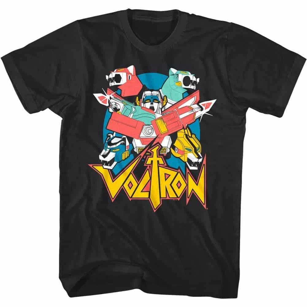 Voltron Retron 5 Lions Robot Men s T Shirt S