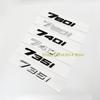 Glossy Black Letters735i 740i 760i 735Li XDrive Emblem for New 7 Series Car Fender Trunk Rear Car Sticker