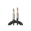 UGREEN 6.35mm Mono Cable, Standard Plug, Male-to-Male, for Connecting Mixers, Guitars, Amplifiers, Speakers, etc., 3M