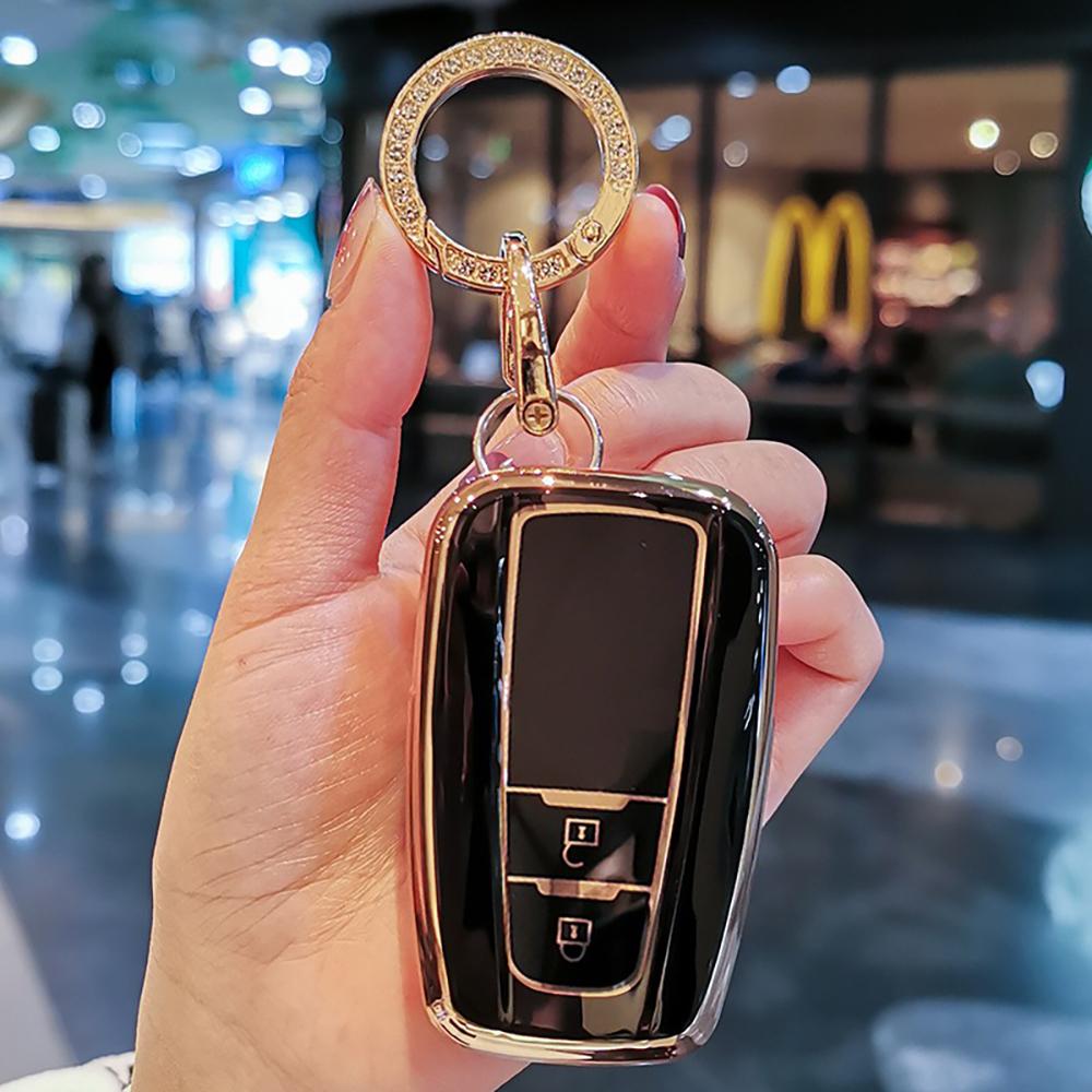 Fashion Tpu Car Remote Key Case Cover Shell Fob For Toyota Corolla Prius Camry Chr C-Hr Rav4 Altis Land Cruiser Prado Keyless