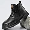 Newest Men's Boots Fashion Korean Style Ankle Boot Genuine Leather Soft Trend Botas Man Spring Outdoor Shoes 2025