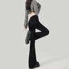 Jeans Micro Pull Korean Version Black High Waist Autumn and Winter Tight Versatile Elastic Straight Horn Mopping Horseshoe Pants