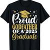 Proud Godfather Of A 2025 Graduate Graduation Family T-Shirt