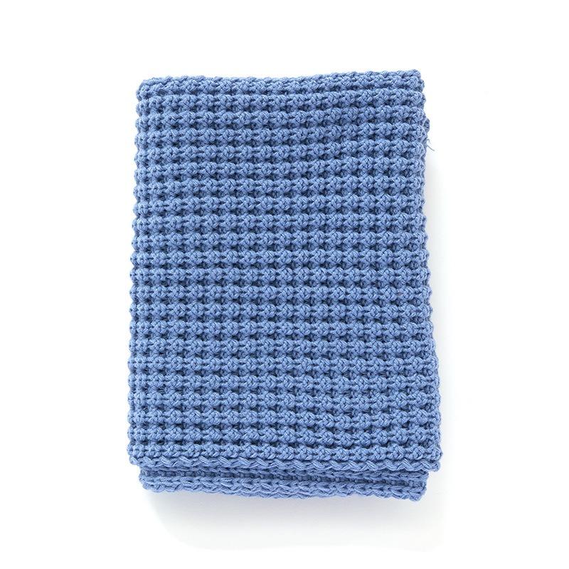 Hot-selling new high-end women's versatile solid-color scarf autumn and winter monochrome knitted scarf