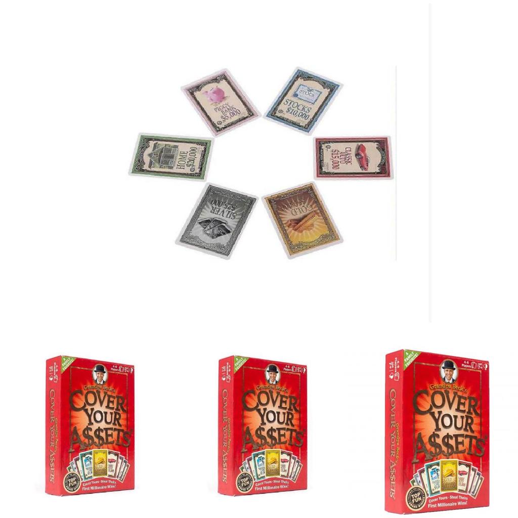 Grandpa Becks Cover Your Assets Collectible Card Game For Family Fun And Game Night