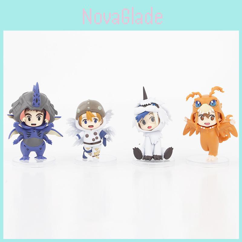 Niedliche und Sammlerwürdige Digimon Adventure 2. Generation PVC Figuren Blind Box Gashapon Spielzeug Set Anime Charaktermodelle