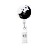 360 Rotating Cat Badge Reel Alligator Clip Retractable Badge Reel ID Card Holder  Keychains Lanyard