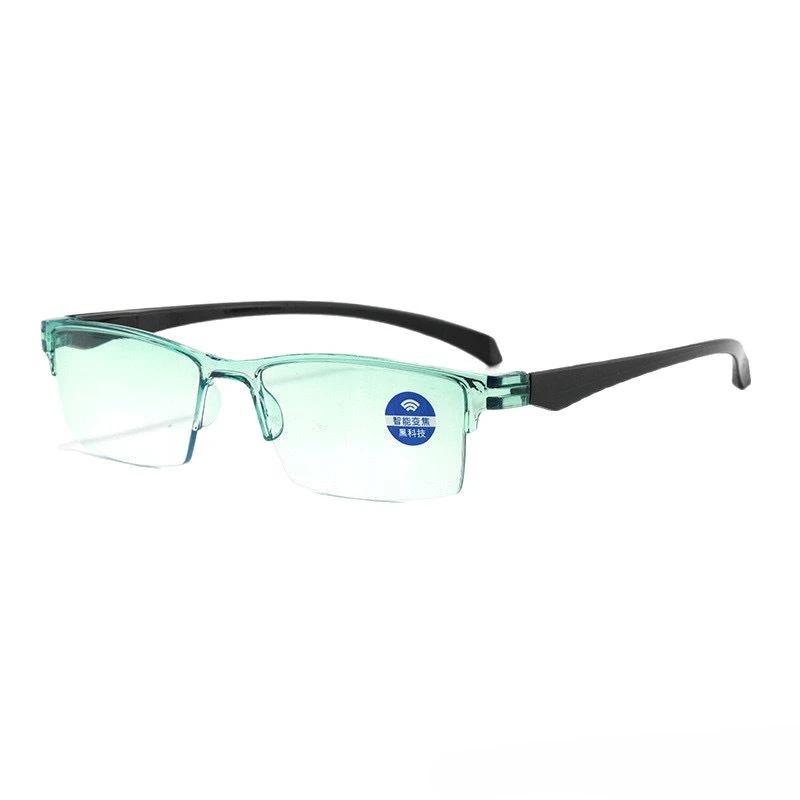 Smart Automatic Zoom Reading Glasses Ultralight Rimless Anti Blue-ray Radiation Protection Optical Blue Light Glasses Unisex