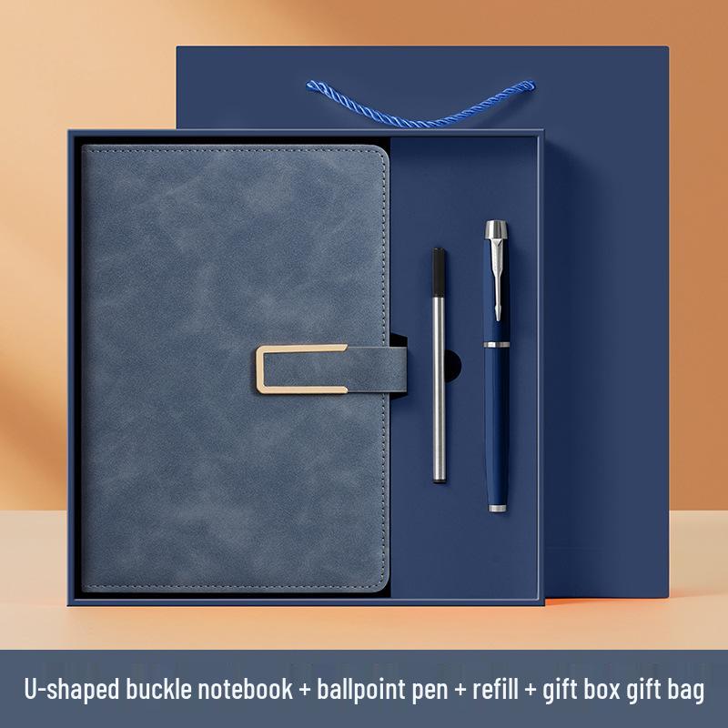 Customized Business Notebook Gift Set with Logo - Premium Cross Diary for Enterprise Office