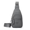 Borsa a petto resistente in tessuto Oxford con tasche multiple – Borsa a tracolla leggera unisex per viaggi, attività all'aperto e uso quotidiano