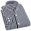 Men Dress Shirt Mens Business Casual Stripe Button Down Shirts Brand Clothing Slim Fit Long Sleeve Camisa Masculina M-5XL NS5561