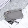 Women's Large Capacity Cowhide Clutch Wallet with Phone Storage