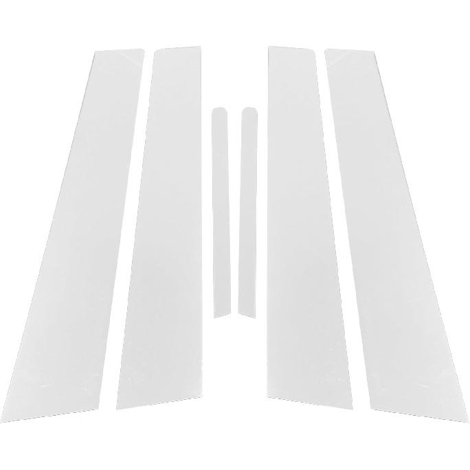 6 Pcs Door Pillar Window Trim for Kia Forte 2014-2018 Front Rear Left Right Anti Scratch Sticker Pillar Posts Cover Chrome Silver Tone