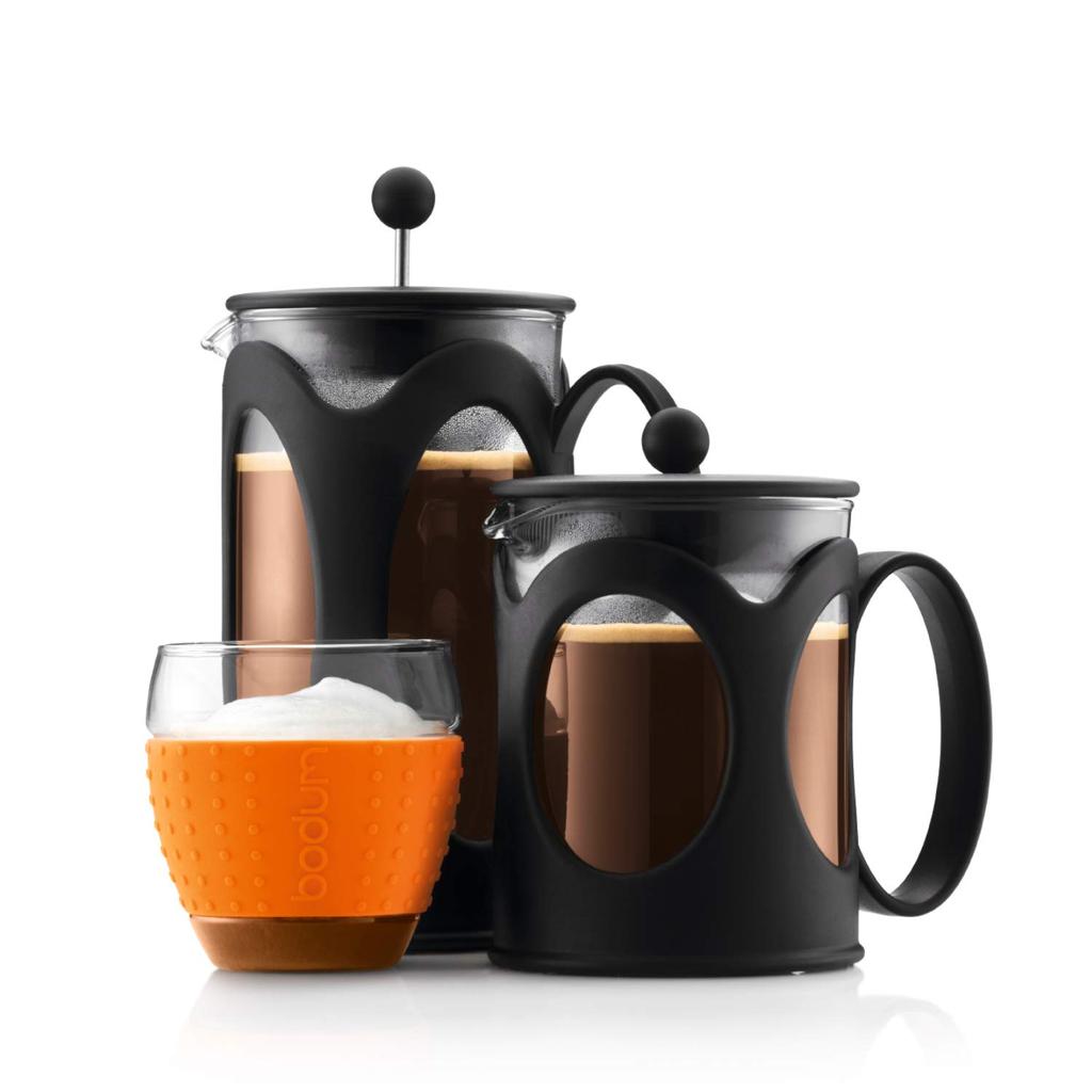 BODUM Kenya French Press Coffee Maker, 500ml, Black, Authentic, 10683-01J