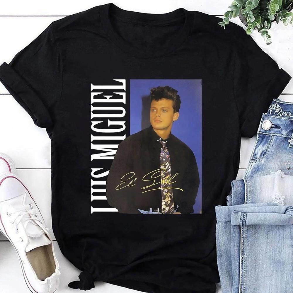 Luis Miguel Signature Vintage 2023 Concert T-Shirt S-5XL Q8374 Unisex T-Shirt L