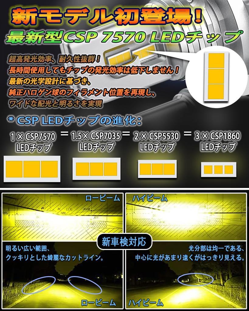 WENLE New Super Bright LED Vehicle Inspection Compatible with DC12V Set of 2 and Ultra-Compact, H4/H19 Headlights, Compliant, Hi/Lo, 13000LM, 60W,