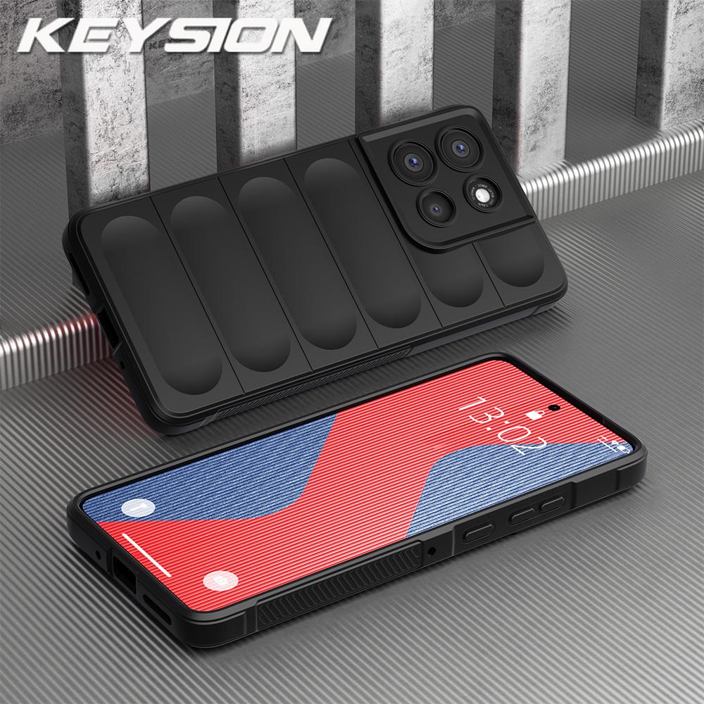 KEYSION Støtsikkert Matt Telefondeksel for Motorola MOTO G86 G56 5G Sklisikkert Mykt Silikon Telefondeksel for MOTO G75 5G G15 Power