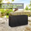 Bad Weather Prevent Patio Bar Table Protectors 55Inch Oxford Cloth Dustproof Water Resistant Cover For Outdoor Bistro Use