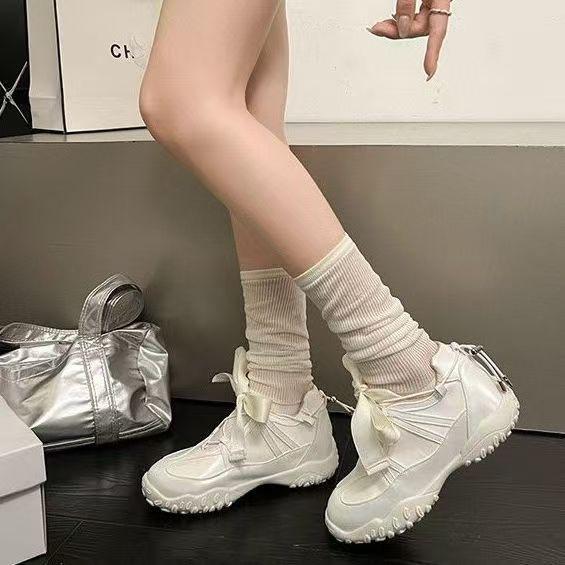 Kleine Mary Jane Schuhe mit dicker Sohle Damen 2025 neuer Sommer vielseitig lässig moralische Trainingsschuhe weichsohlige Ballerinas