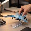 1/100 Scale Su-35 Fighter Model Gift-Ready for Collector Cabinet