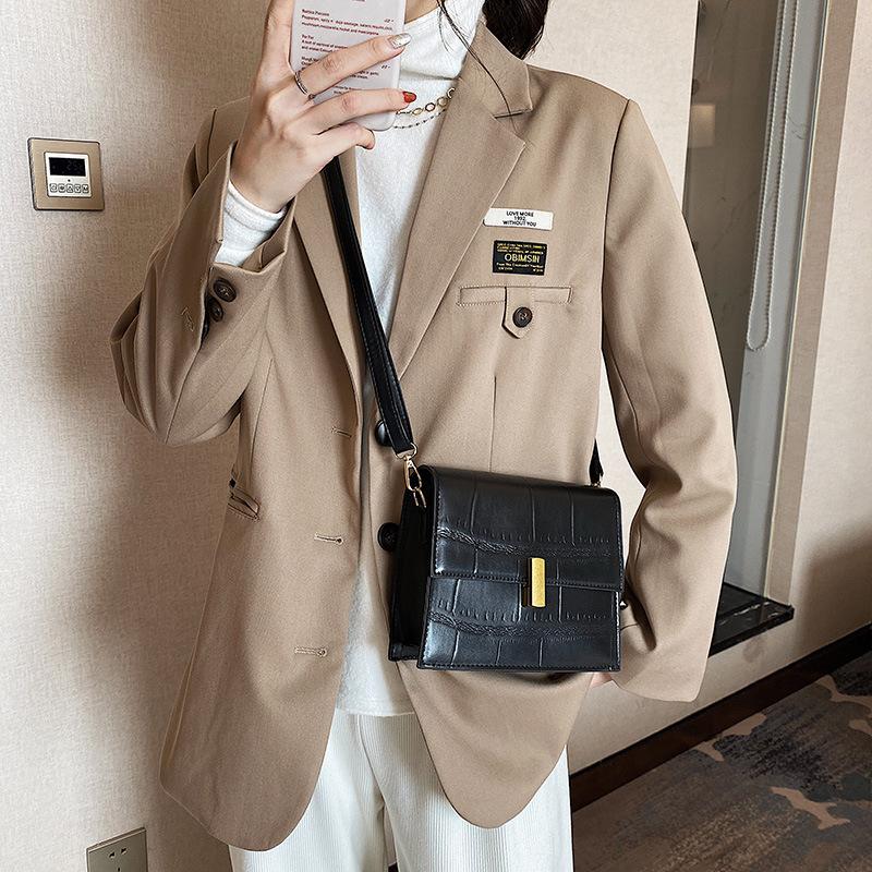 Simple Texture Women's Small Bag Autumn And Winter New Fashion Leisure Single Shoulder Bag Popular Retro Messenger Bag
