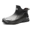 Men's Waterproof Non-Slip Rubber Rain Boots - Short, Wear-Resistant for Outdoor and Casual Use