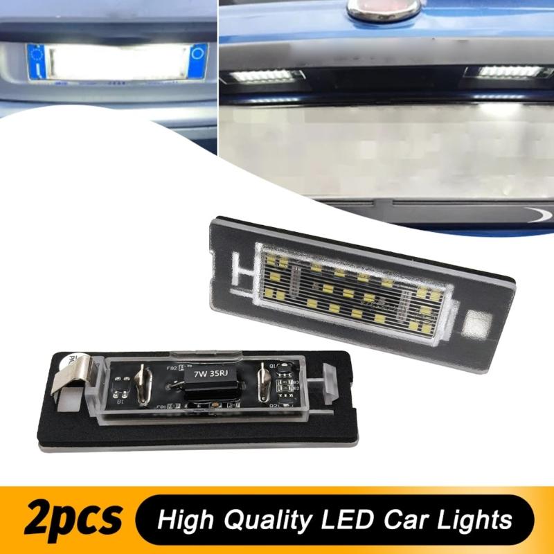 Auto Accessories for Panda MK3 Type 169 2003-2012 LED Number License Plate Light 71734797 License Plate Lamp Replacement