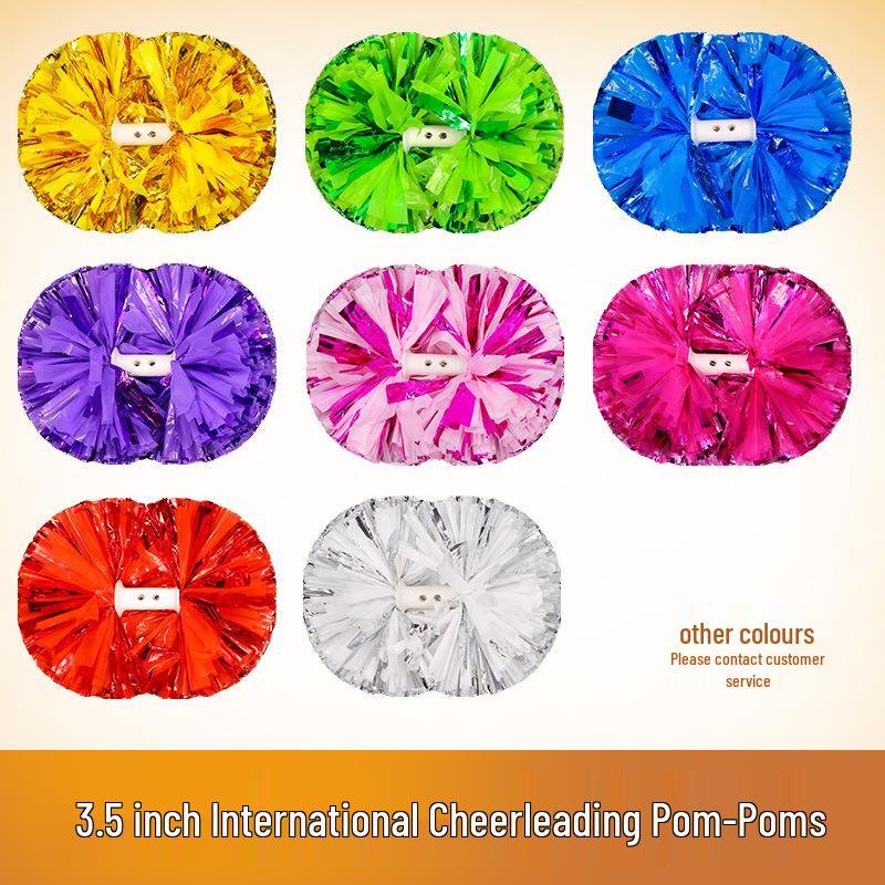 Cheerleading Pom-Poms: Handheld Flower Balls for Dance and School Spirit