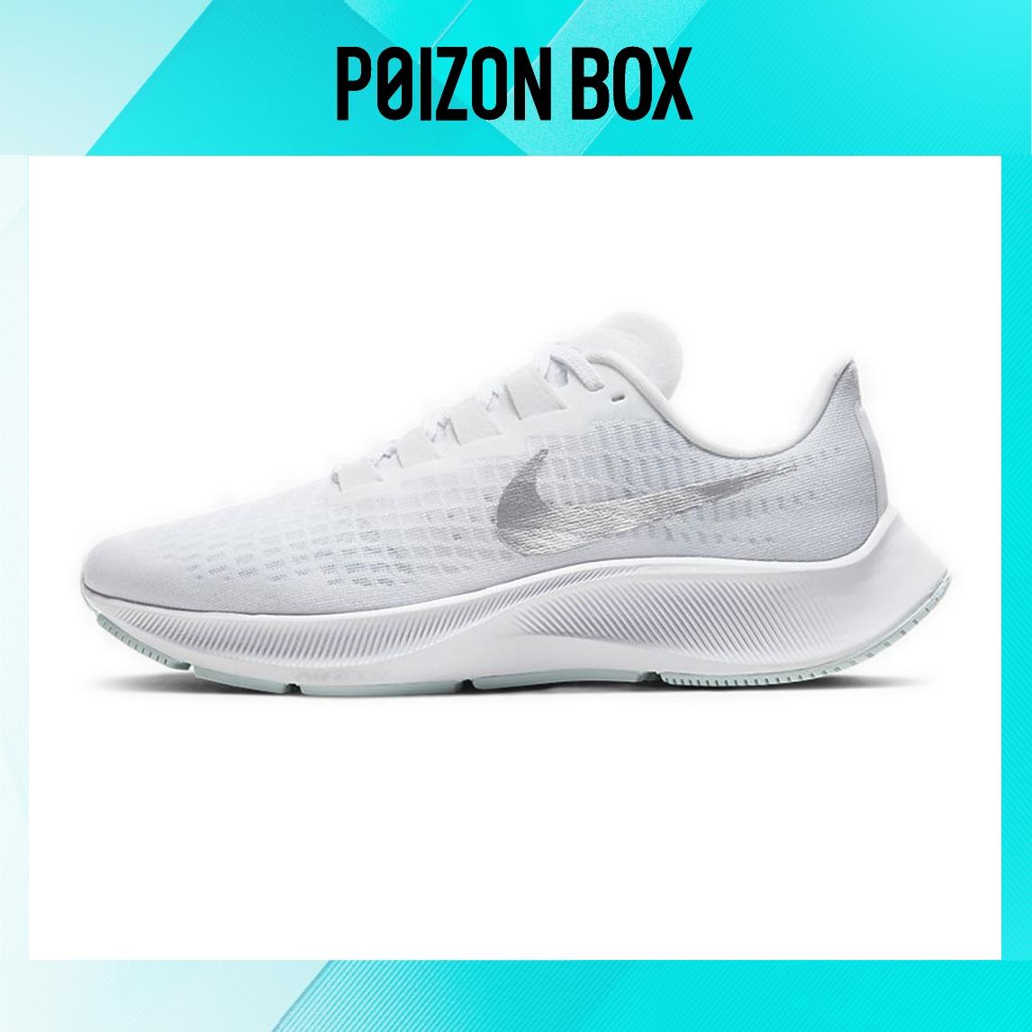 

кроссовки Nike Air Zoom Pegasus 37 White Metallic Silver (Women s) BQ9647-101