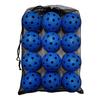 Professional 74MM Pickleball Plastic 40 Holes Competition Pickleball woth Black Mesh Bag Durable Sports Ball Training