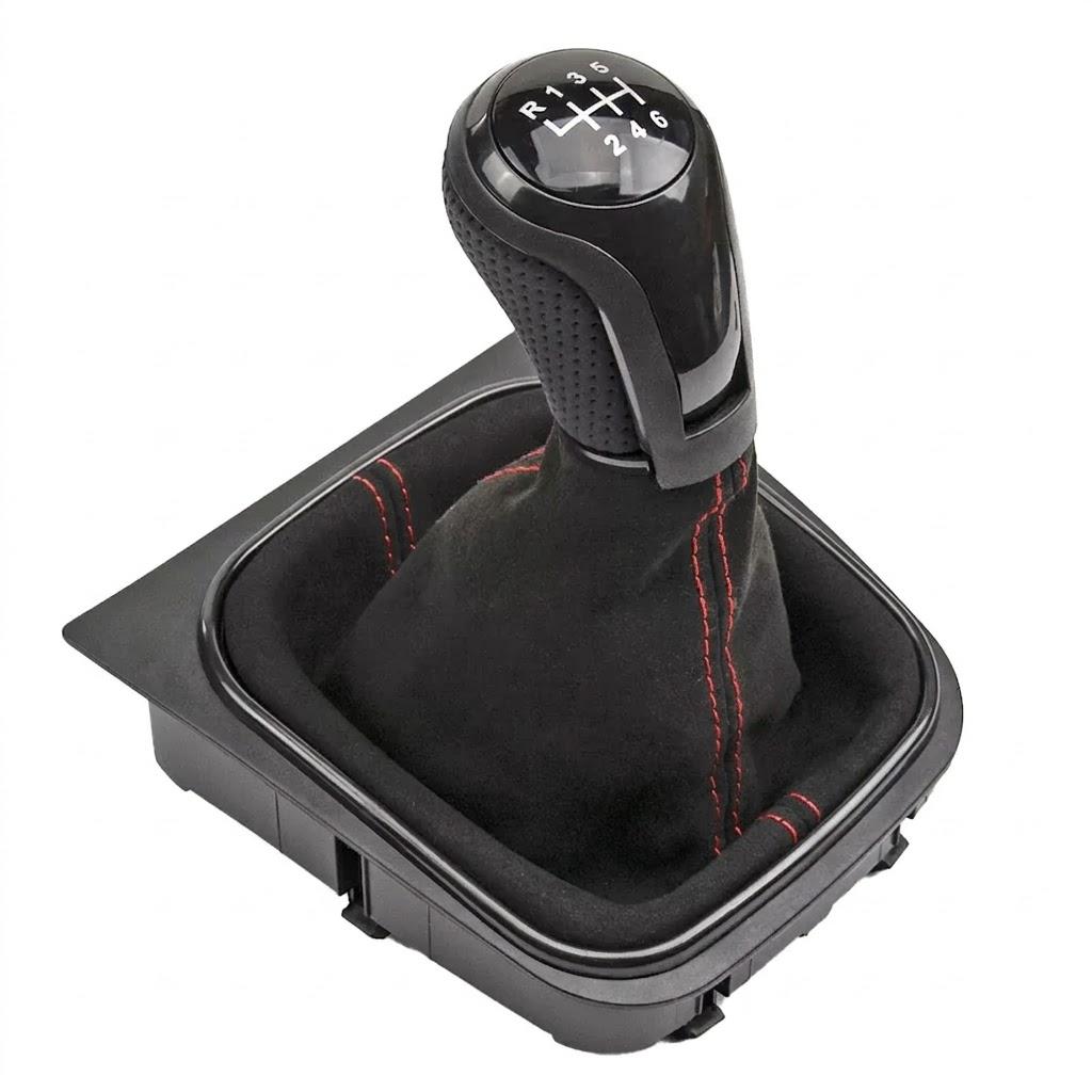 5/6Speed Car Speed Gear Shift Knob with Gaiter Boot  for Golf 5/6 MK5/6 Manual  for Jetta SCIROCCO III 137 138 EOS 1F7 1F8