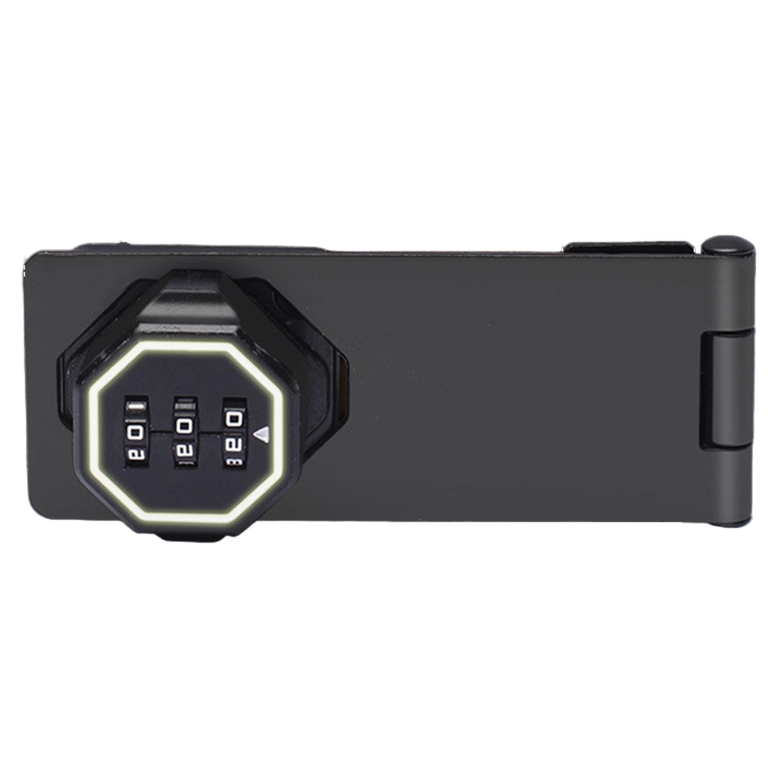 

Замок для шкафа без ключа 3-значный кодовый замок Замок-защелка с паролем для шкафов с маленькой дверцей, амбарной двери, ванной комнаты A