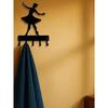 1pc Ballerina Wall Hook Decorative Metal Hooks for Entryway Kitchen Multi-Purpose Storage Holder for Hanging Mugs Towels Keys Bags Coats
