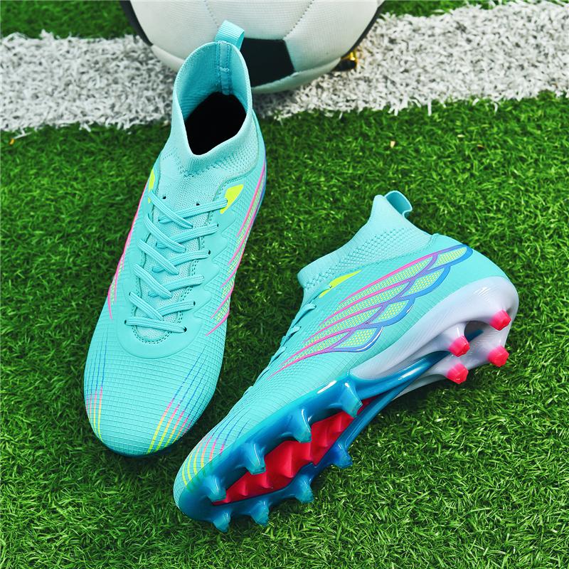 Unisex Football Shoes Men's Long Nail Training Sneakers Children Football Boots Youth Football Boots Soccer Shoes for Kids