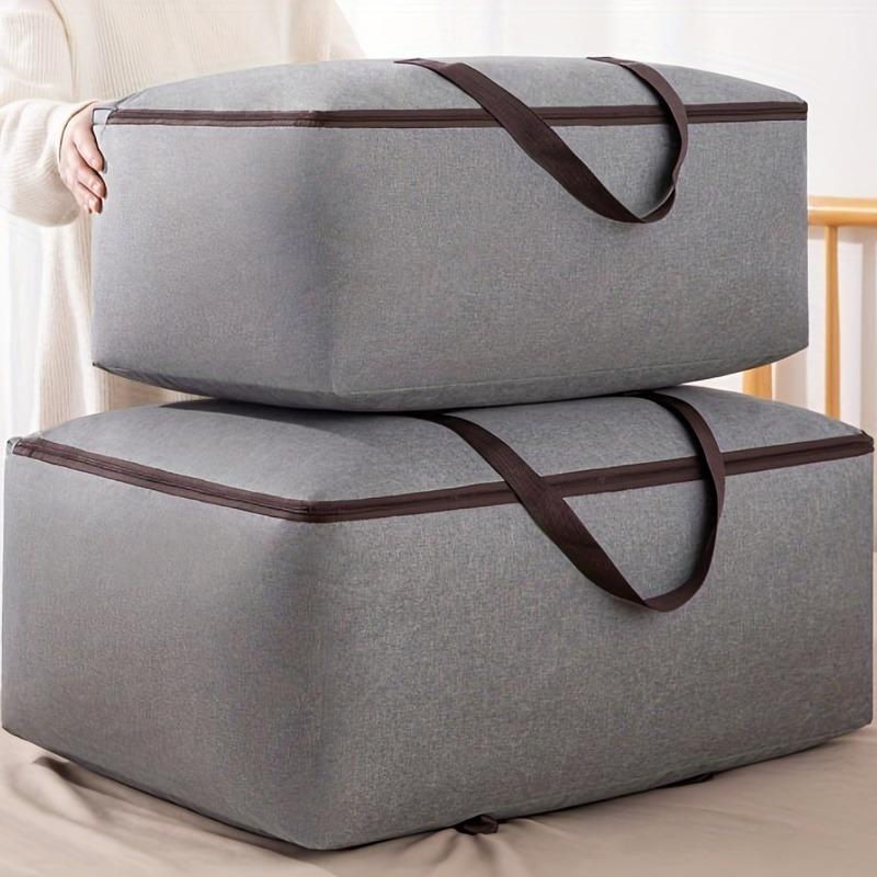 1pc Large Capacity Storage Bag, Durable Luggage Zipper Bag, Foldable Clothing Sorting Bag