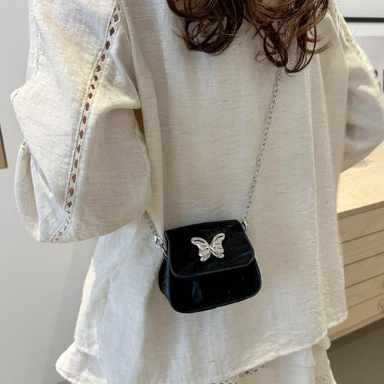 Women Mini Crossbody Bag Sling Bag with Chain Shoulder Strap Girls Elegant Crossbody Handbag for Shopping Dating Parties
