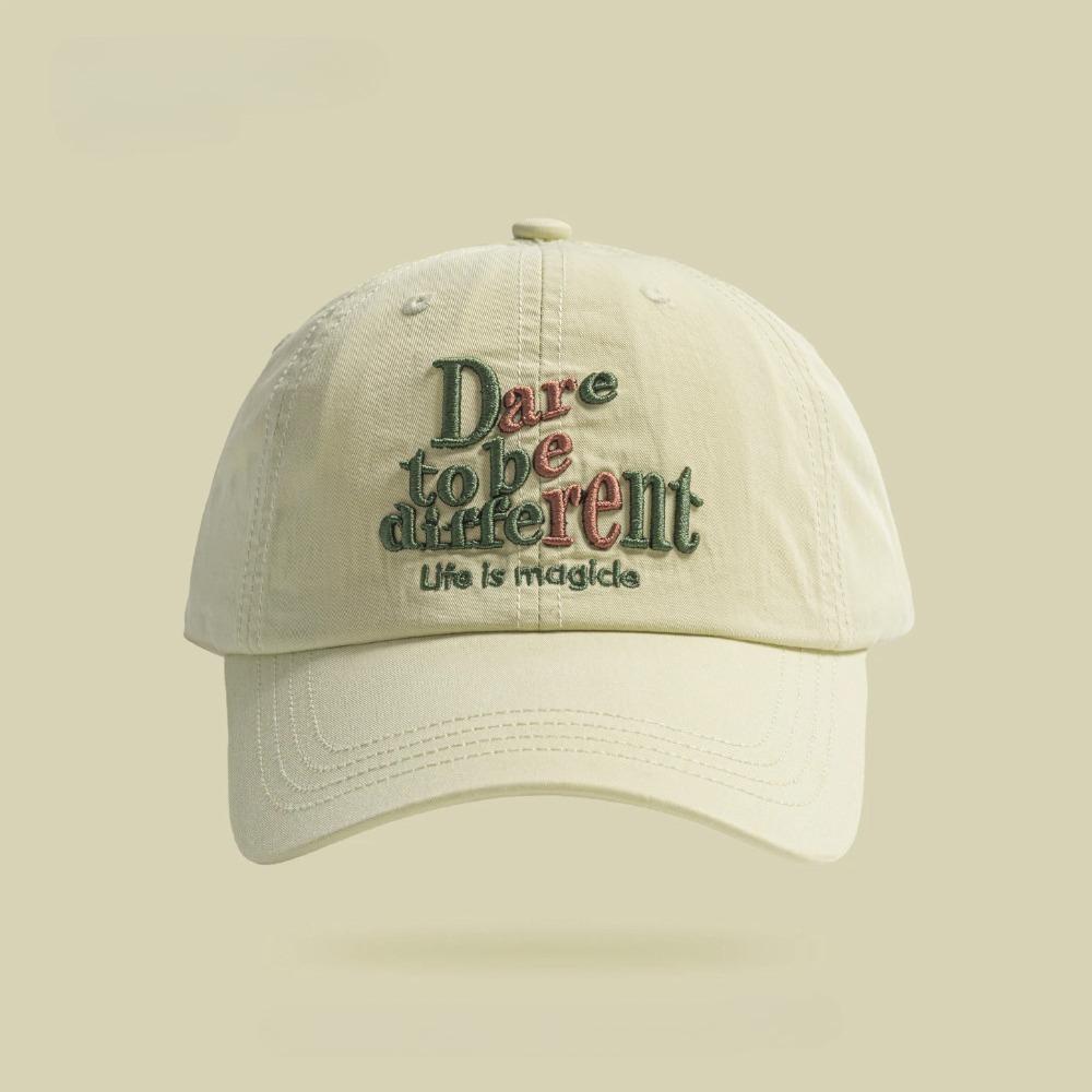 Spring Summer Thin Baseball Cap, Breathable Casual Fashion Embroidery Style for Sports Cycling Running Outdoor, Adjustable Hat