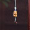 Creatieve Gele Telefoonbedel Hanger Sleutelhanger Ornament Cadeau