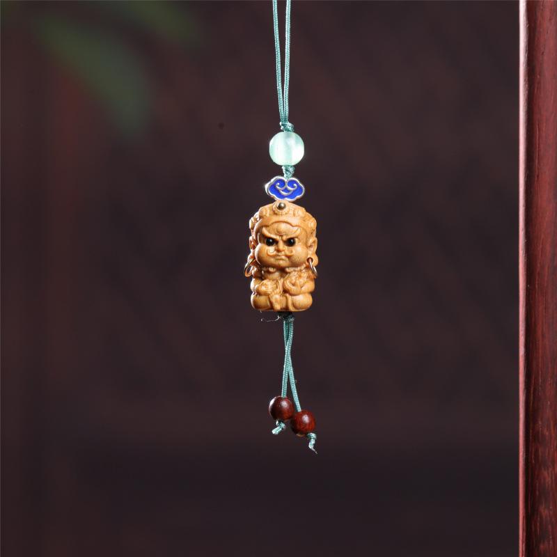 Creatieve Gele Telefoonbedel Hanger Sleutelhanger Ornament Cadeau