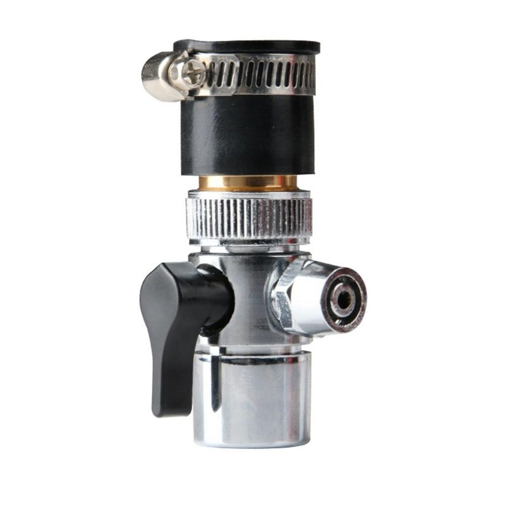 Zinc Zinc Alloy Water Filter Accessories Faucet Fittings Diverter Adapter Single-cut Valve Tube Connector