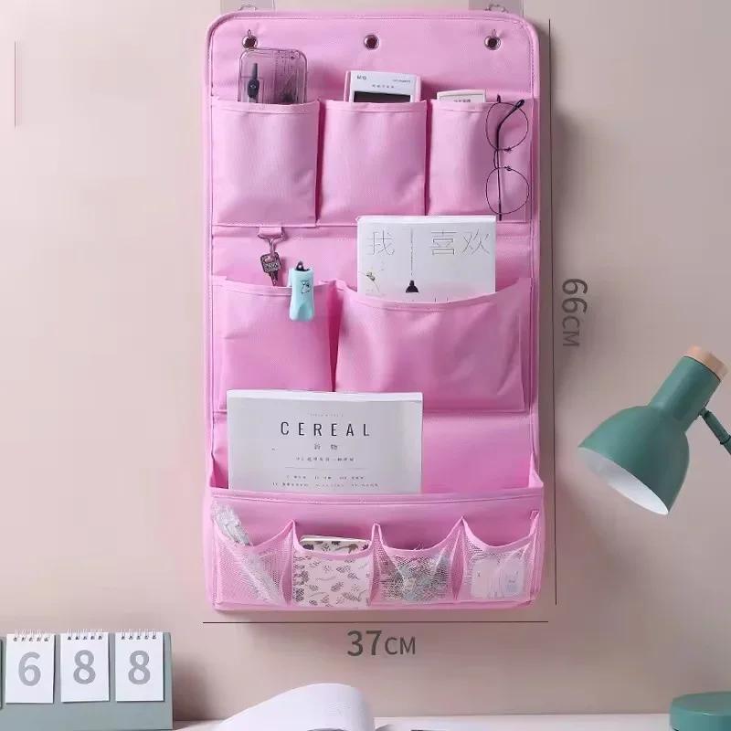 1/2PCS Wall-mounted Storage Bag Multi-functional Dormitory Cosmetic Toy Storage Bag Hanging Storage Behind The Door