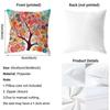 Colored Tree Cushion Cover Multi-Scene Pillow Cover For Home & Car - Reversible, Soft & Durable For Daily Use