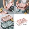 1PC Plastic Spherical Ice Ball Tray with Lid Kitchen Ice Maker Mold DIY Mould for Home Barbecue Ice Cube Maker Tool
