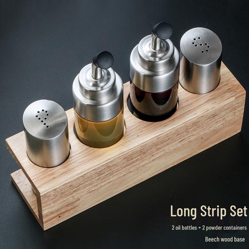 Fanteng 3-Piece 304 Stainless Steel Condiment Set