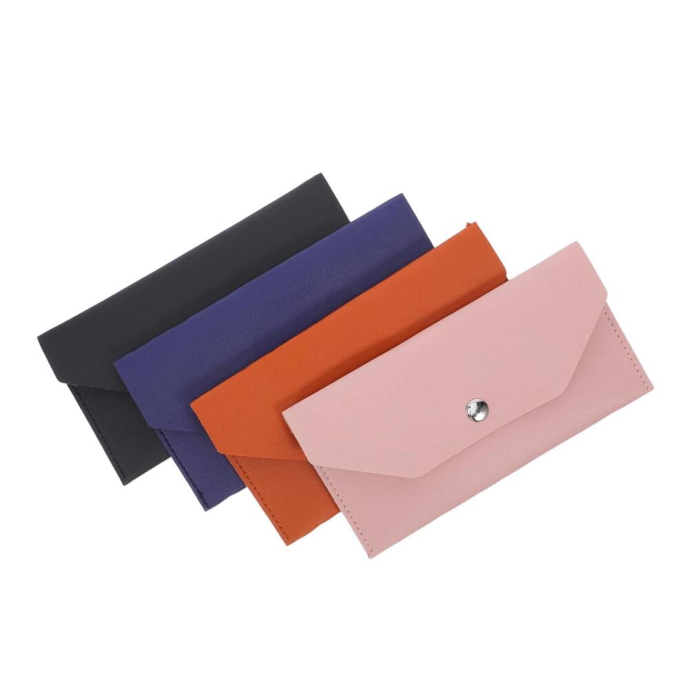 4Pcs Reusable Money Storage Pouches Compact Slim Cash Envelope Wallets for Travel