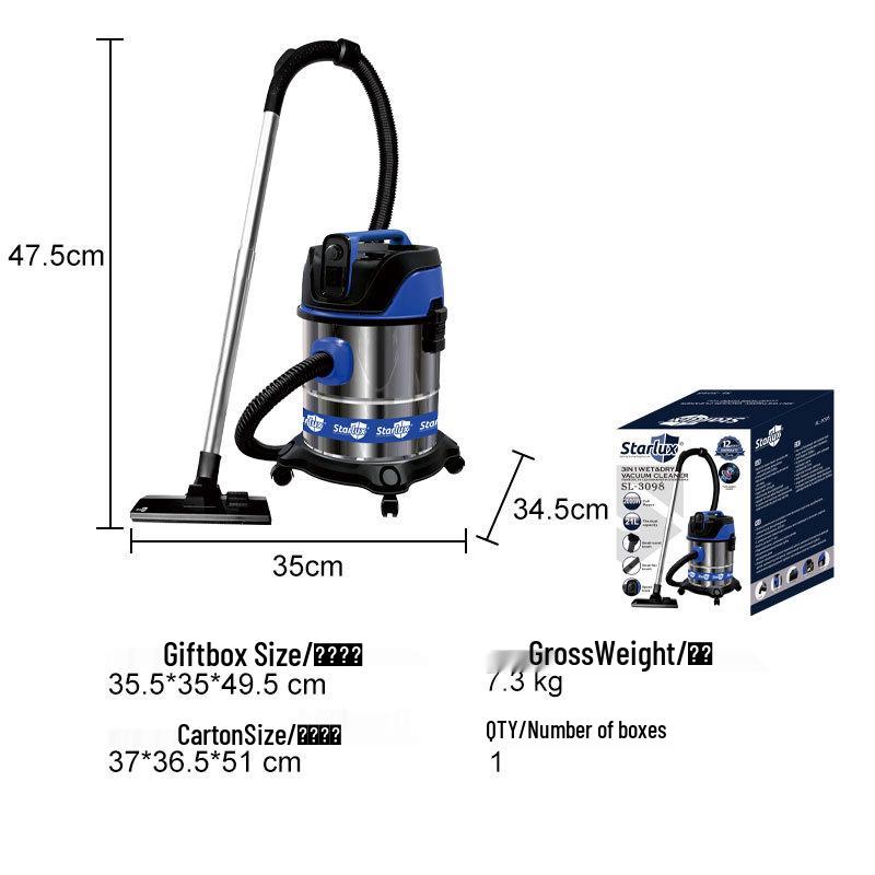 

Powerful High-Suction Vacuum Cleaner for Home, Car, Carpet, and Grout Cleaning